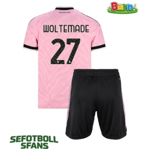 Juventus Nick Woltemade #27 Bortaställ Barn 2026-27 Kortärmad (+ Korta byxor)